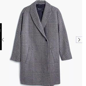 MADEWELL | Keaton Cocoon Plaid Coat XS